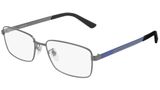  Kính Nam Gucci Eyeglasses 'Blue Silver' 