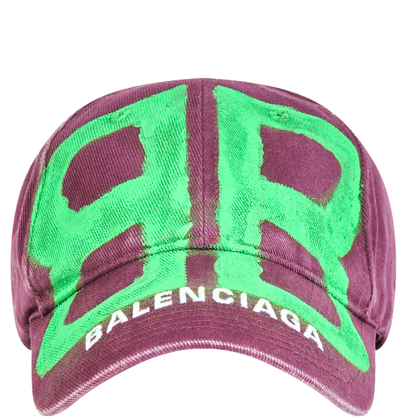  Mũ Balenciaga BB Sprayed Cap 'Purple' 