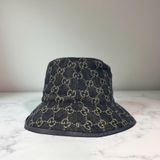  Mũ Gucci GG Canvas Bucket 'Black' 