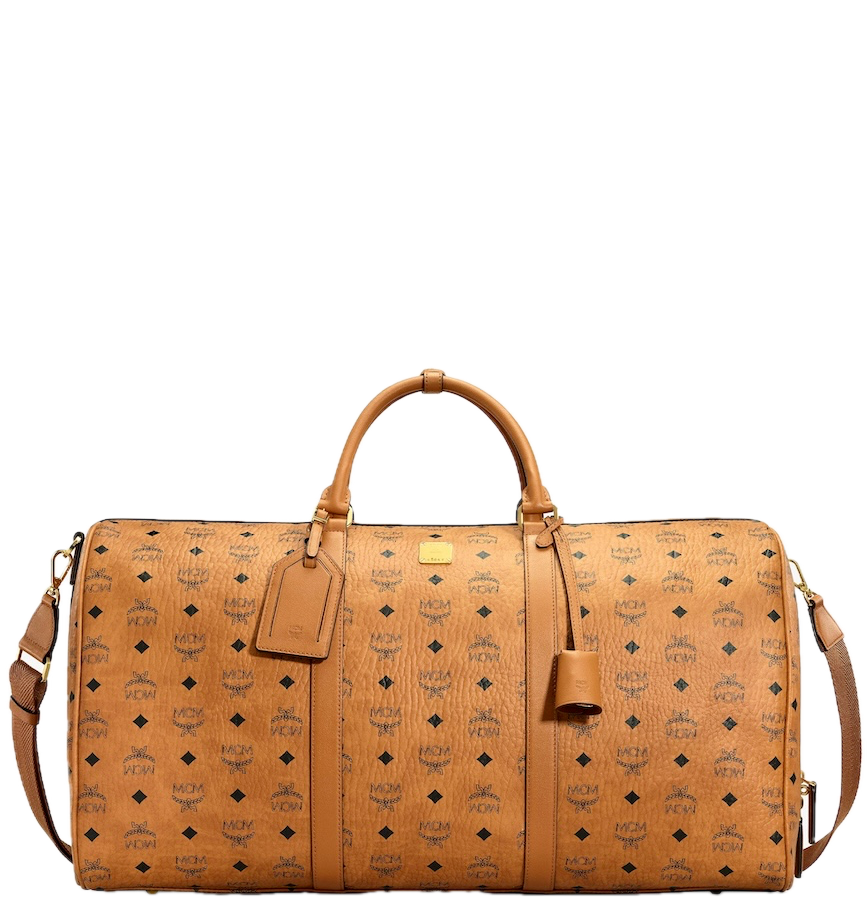  Túi MCM Ottomar Weekender Bag 'Cognac' 