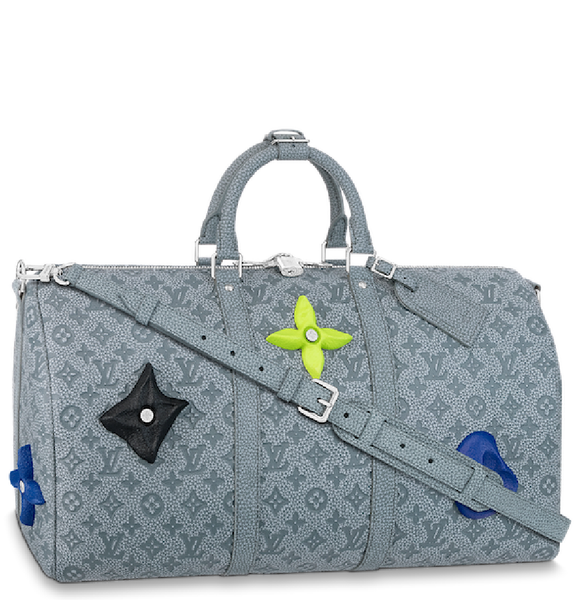  Túi Nam Louis Vuitton Keepall 50 Bag 'Granite' 