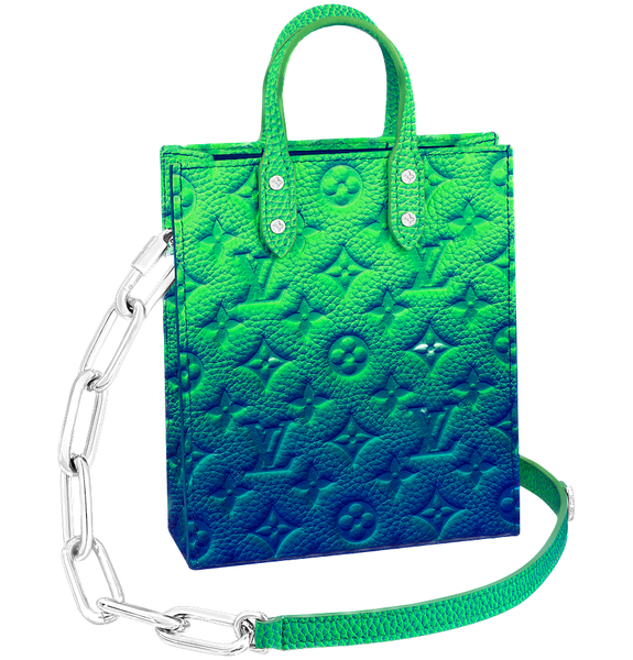  Túi Nam Louis Vuitton Sac Plat XS 'Blue Green' 
