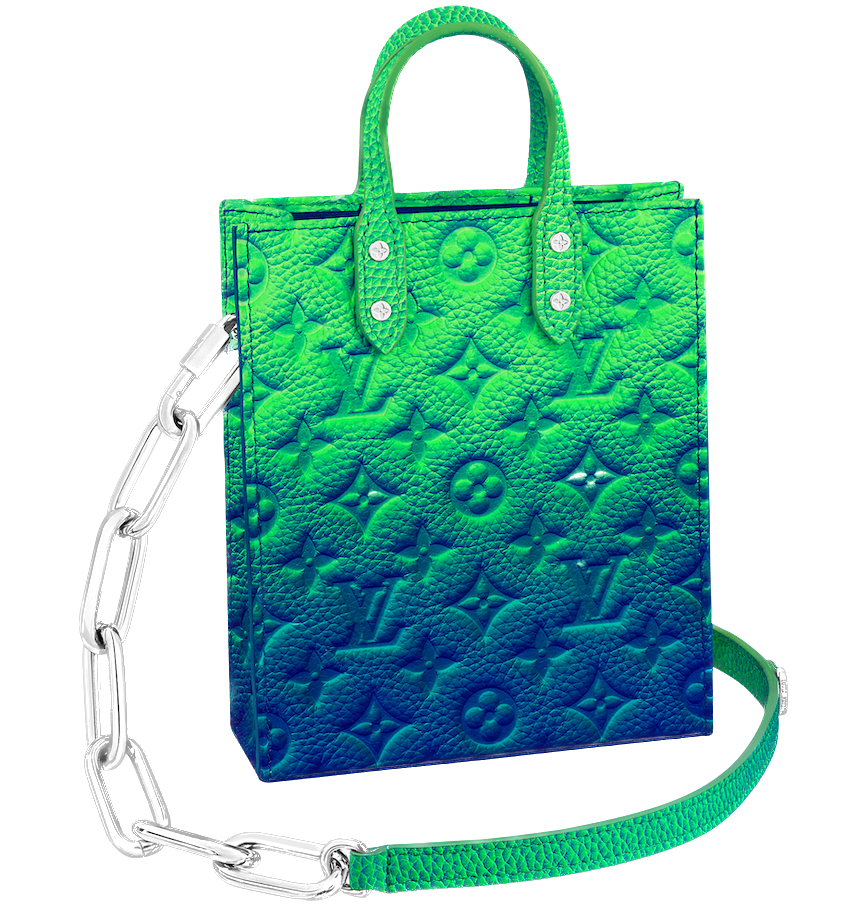 Túi Nam Louis Vuitton Sac Plat XS Blue Green M81221  LUXITY