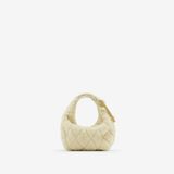 Túi Nữ Burberry Micro Peg Chain Bag 'Ecru' 