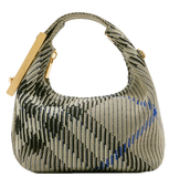  Túi Nữ Burberry Micro Peg Chain Bag 'Lichen' 