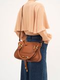 Túi Nữ Chloe Small Marcie Bag 'Tan' 