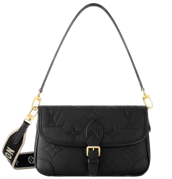  Túi Nữ Louis Vuitton Diane Satchel Bag 'Black' 