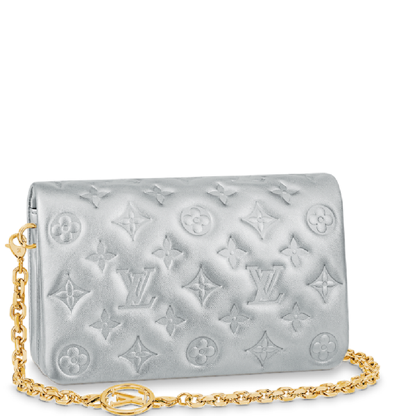  Túi Nữ Louis Vuitton Pochette Coussin 'Silver' 