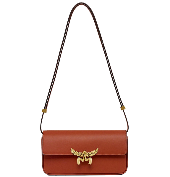  Túi Nữ MCM Himmel Shoulder Bag 'Brown' 
