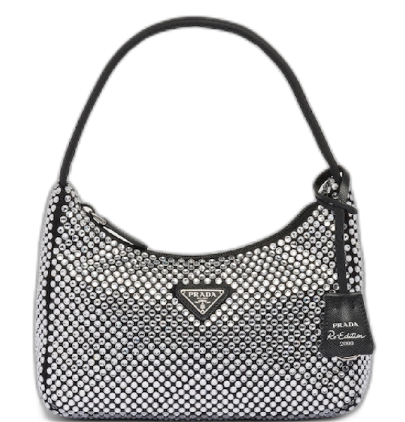  Túi Nữ Prada Satin Mini-Bag 'Black' 