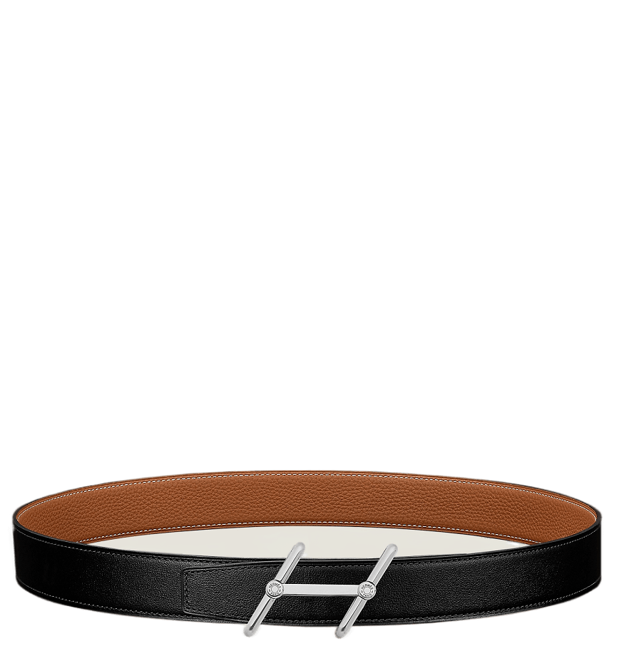 Thắt Lưng Nam Hermes Swing Belts 'Black Beige' 