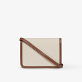  Túi Nữ Burberry Two-tone Canvas Mini Leather 'Beige' 