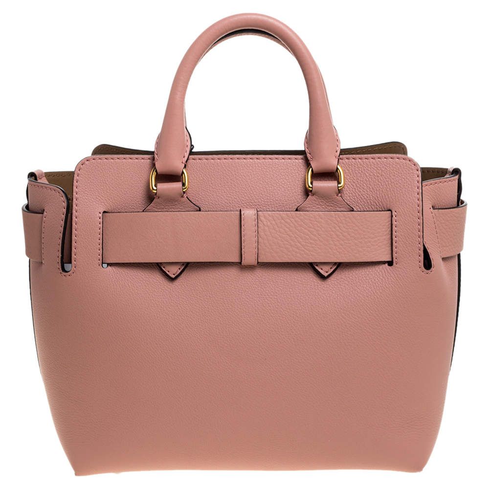  Túi Nữ Burberry Small Leather Belt Bag 'Dusty Pink' 