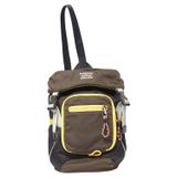  Balo Nam Burberry Logo Print Nylon Leo Belt Pack 'Dark Grey' 