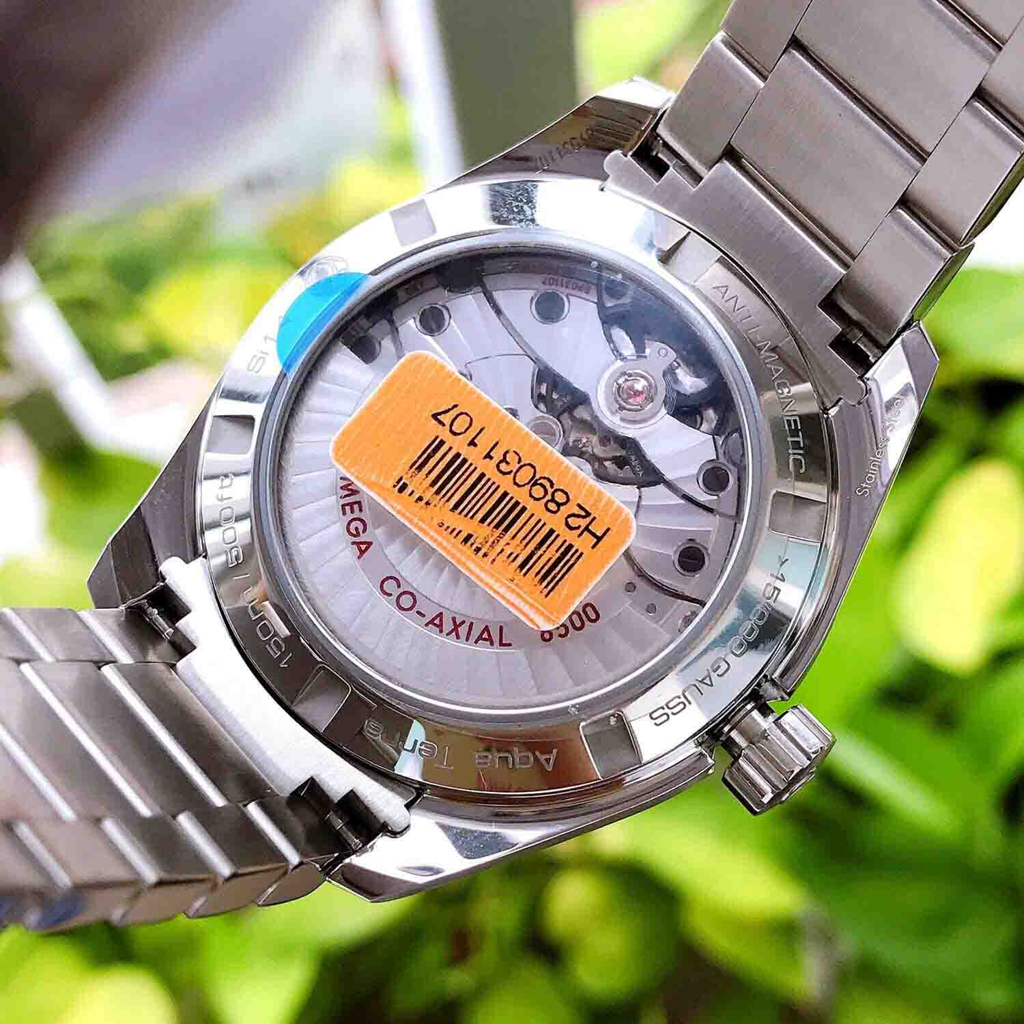  Đồng Hồ OMEGA Seamaster Aqua Terra Automatic Black Mother of Pearl Diamond Dial 38.5 mm ladies Watch 