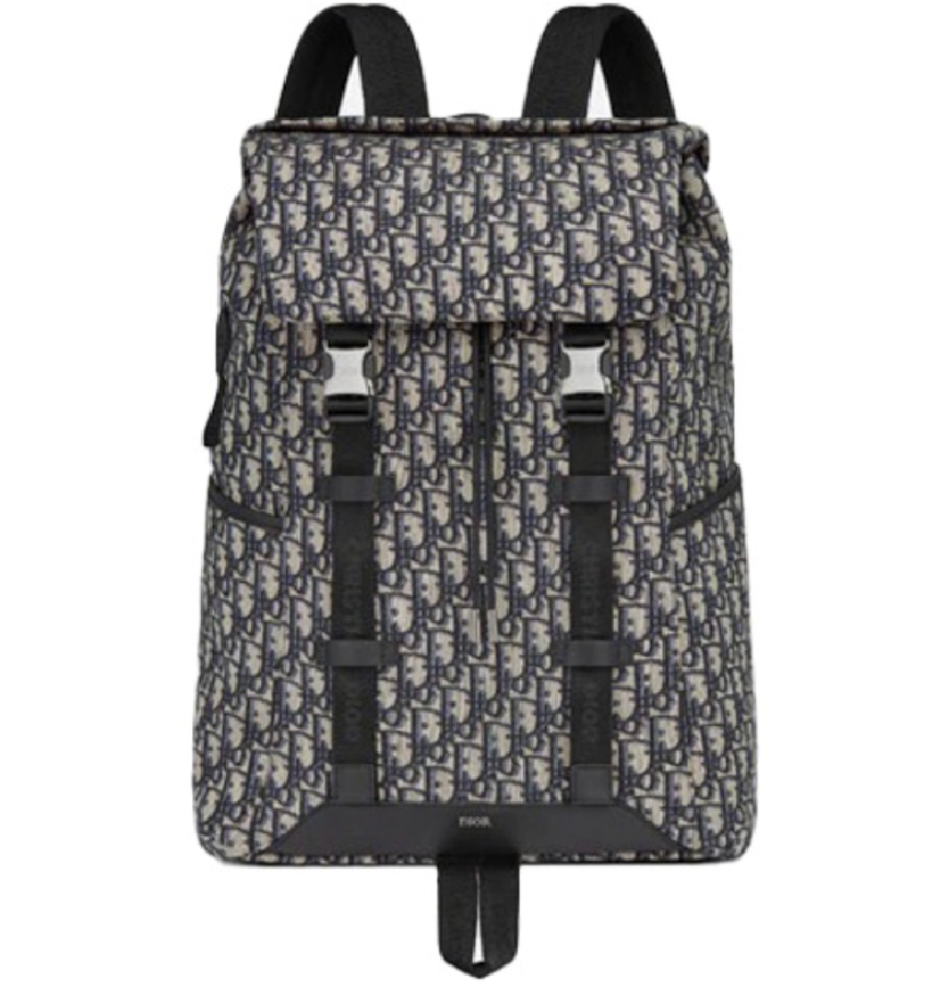  Balo Nam Dior Explorer Oblique Jacquard 'Beige Black' 