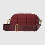  Túi Nam Gucci Mini GG Canvas Small Shoulder Bag 'Burgundy' 