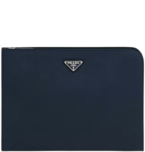  Túi Nam Prada Saffiano Leather Briefcase Baltic 'Blue' 