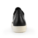  Giày Rick Owens Leather Low Sneakers In 'Black' 