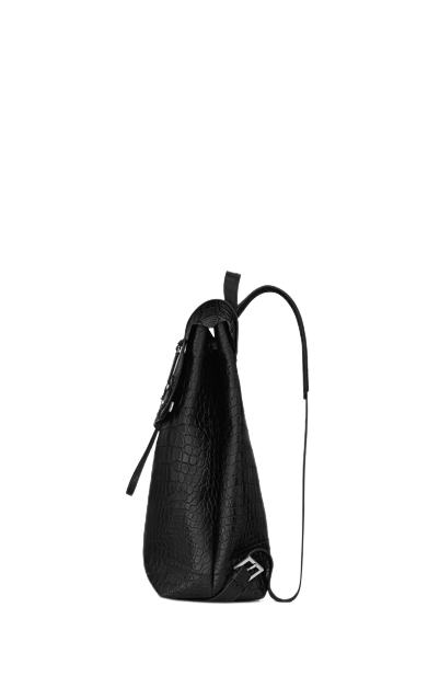  Balo Nam Saint Laurent Sac De Jour Crocodile 'Black' 