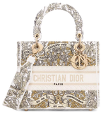  Túi Nữ Dior Medium Lady D-Lite Bag 'Latte' 