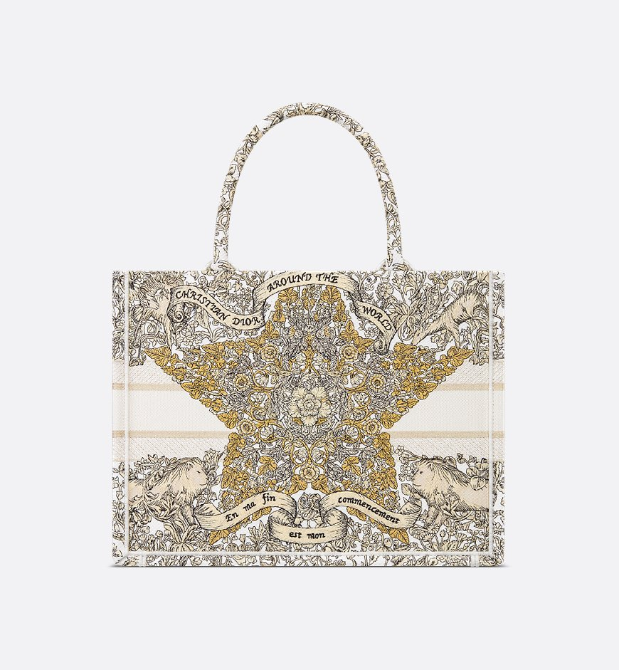  Túi Nữ Dior Medium Dior Book Tote 'Beige' 