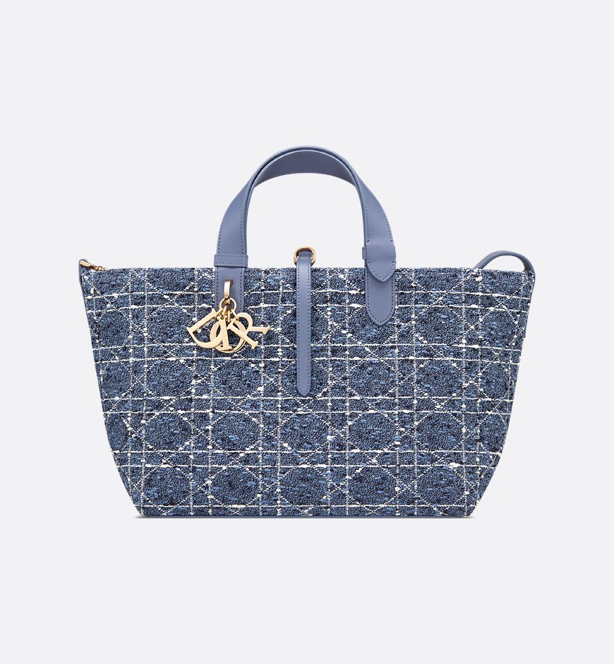  Túi Nữ Dior Medium Dior Toujours Bag 'Denim Blue' 