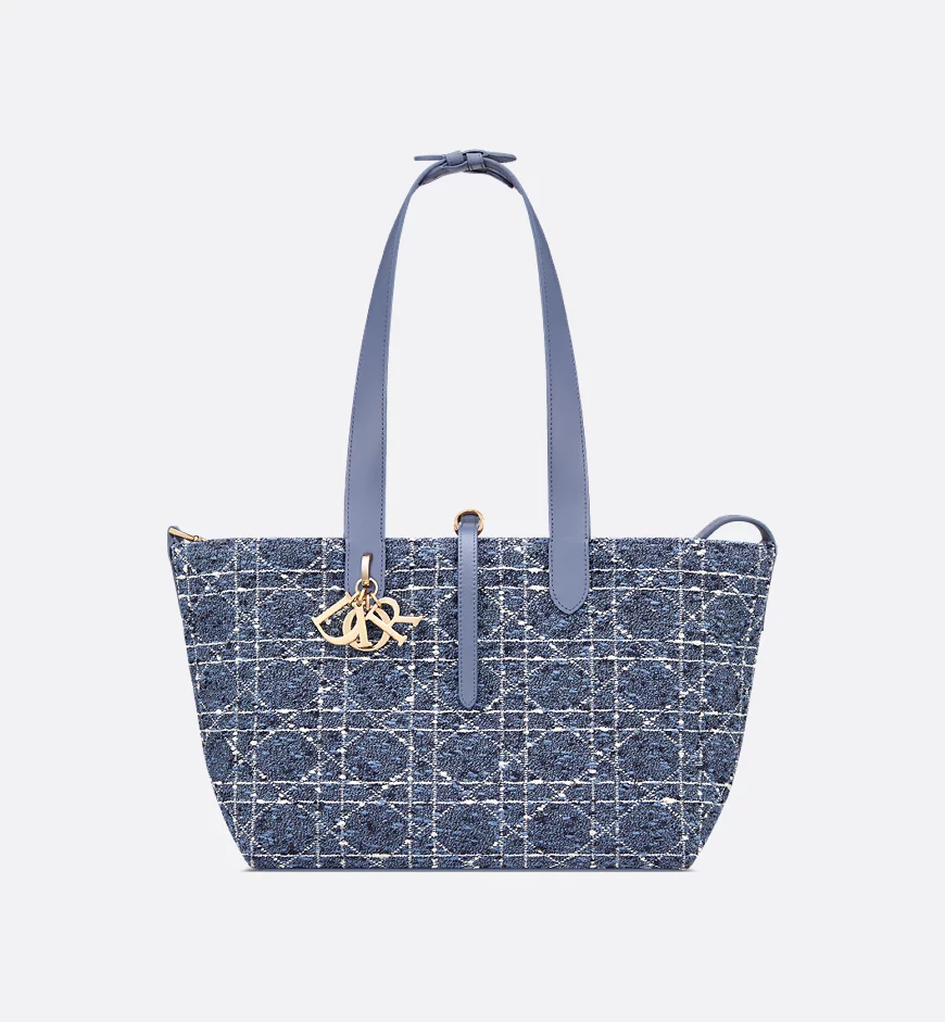  Túi Nữ Dior Medium Dior Toujours Bag 'Denim Blue' 