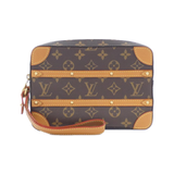  Túi Louis Vuitton Soft Trunk Pouch Monogram Canvas 'Brown' 