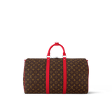  Túi Nam Louis Vuitton Keepall Bandoulière 50 Bag 'Red' 