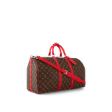  Túi Nam Louis Vuitton Keepall Bandoulière 50 Bag 'Red' 