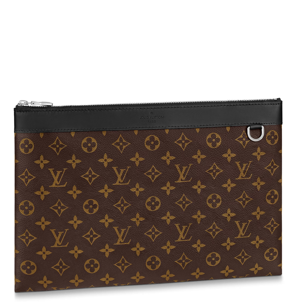  Túi Nam Louis Vuitton Pochette Discovery GM 'Monogram Macassar' 