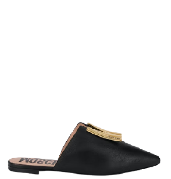  Giày Moschino Nữ M Goats Mules 'Black' 