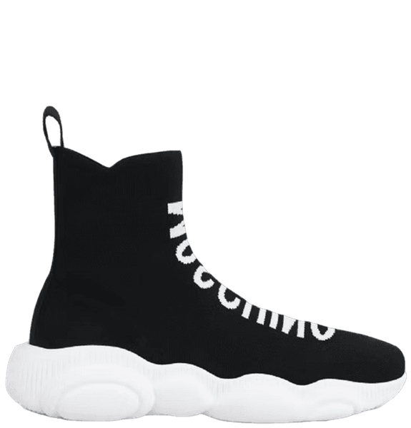  Giày Nữ Moschino High Teddy Shoes 'Black' 