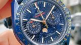  Đồng Hồ Nam Omega Speedmaster Automatic Chronograph 'Blue' Dial 