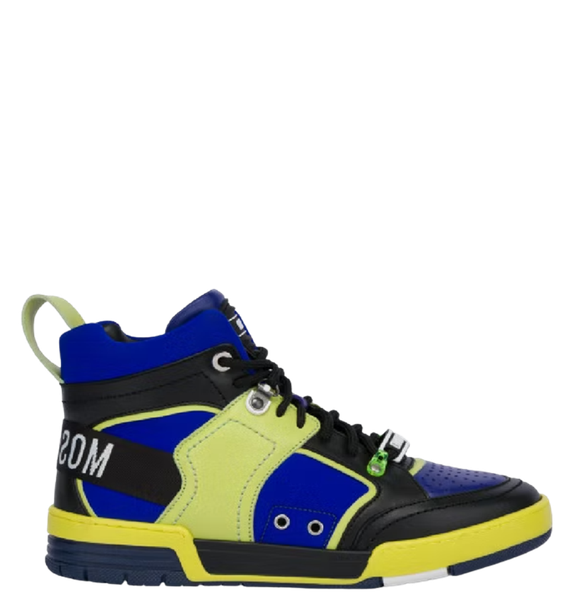  Giày Moschino Nam Streetball High 'Electric Blue' 
