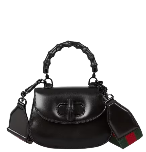 Túi Nữ Gucci Bamboo 1947 Mini Top Handle Bag 'Black' 686864