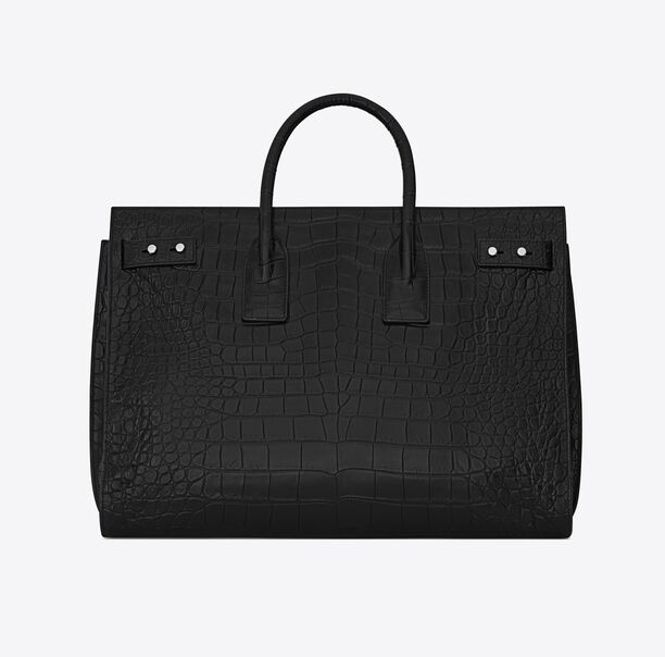  Túi Nữ Saint Laurent Sac De Jour Large Crocodile 'Black' 