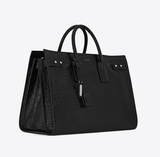  Túi Nữ Saint Laurent Sac De Jour Large Crocodile 'Black' 