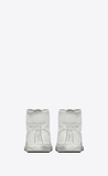  Giày Nam Saint Laurent Joe Sneakers In Worn-Look Leather 'Optic White' 