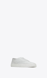  Giày Nam Saint Laurent Venice Sneakers In Perforated Leather 'Optic White' 