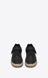  Giày Nam Saint Laurent Sl24 Sneakers In Used-look Leather 'Black' 