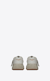  Giày Nam Saint Laurent Sl24 Sneakers In Used-look Leather 'Optic White' 
