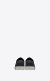 Giày Nam Saint Laurent Malibu Sneakers In Canvas Leather 'Black' 