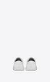  Giày Nam Saint Laurent Andy Sneakers In Leather 'Optic White' 