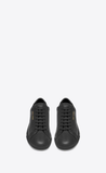  Giày Nam Saint Laurent Andy Sneakers In Leather 'Black' 