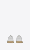  Giày Nam Saint Laurent Andy Sneakers In Canvas 'Off White' 