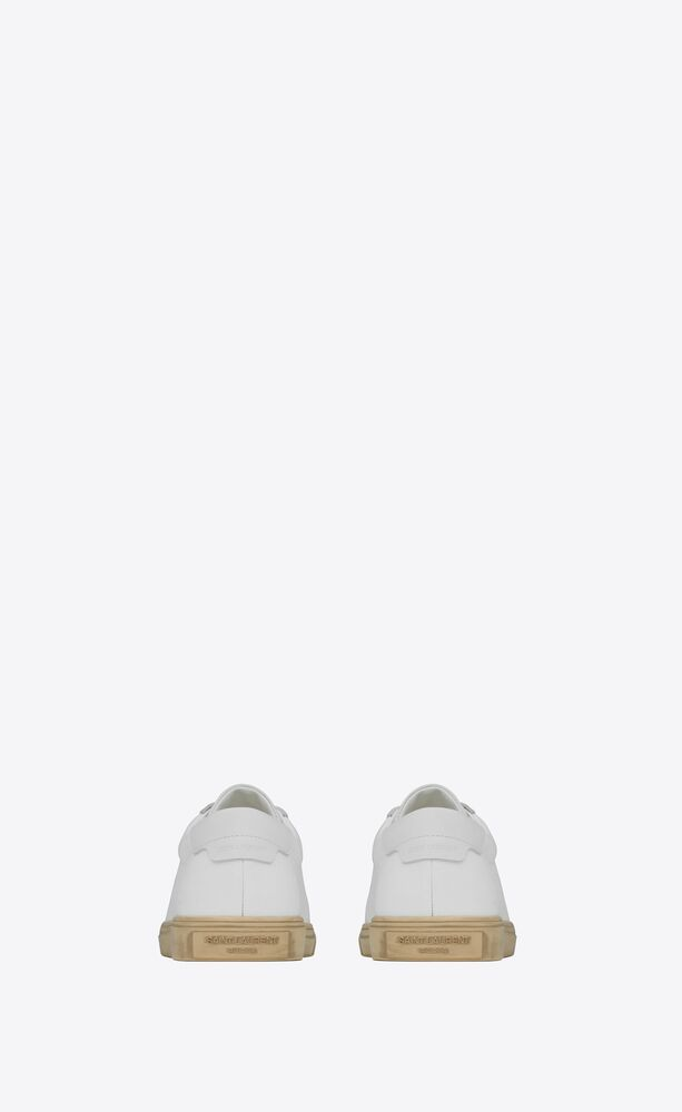  Giày Nam Saint Laurent Andy Sneakers In Canvas 'Off White' 