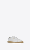  Giày Nam Saint Laurent Andy Sneakers In Canvas 'Off White' 