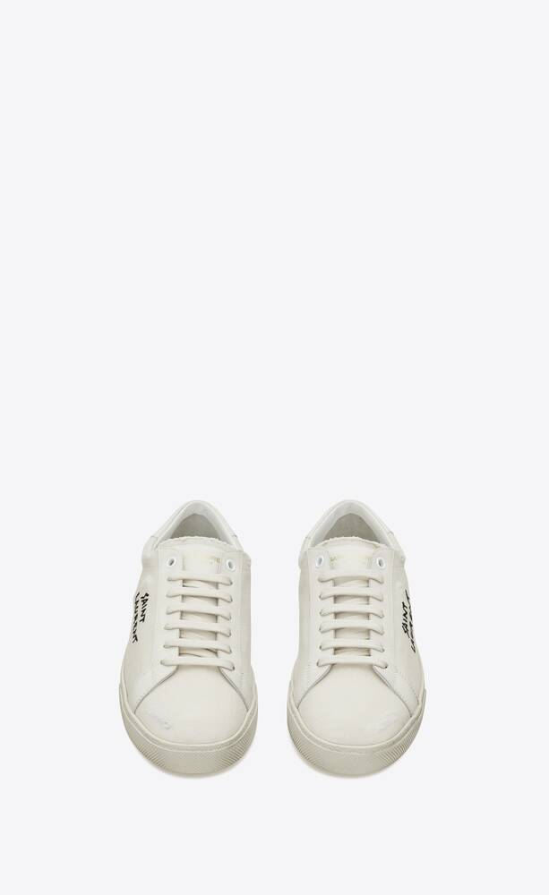  Giày Nam Saint Laurent Court Classic Sl/06 Embroidered 'Cream' 
